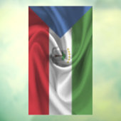 Equatoriaal-Guinea Vlag Raamsticker (Vel 3)