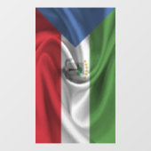 Equatoriaal-Guinea Vlag Raamsticker (Vel)