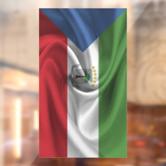 Equatoriaal-Guinea Vlag Raamsticker