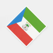 Equatoriaal-Guinea Vlag Servet (Hoek)