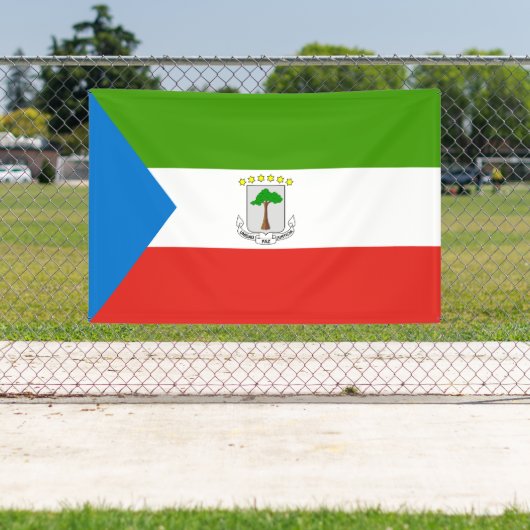 Equatoriaal-Guinea Vlag Spandoek (Insitu)
