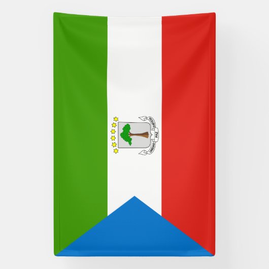 Equatoriaal-Guinea Vlag Spandoek