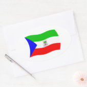Equatoriaal-Guinea Vlag Sticker (Envelop)