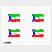 Equatoriaal-Guinea Vlag Sticker (Vel)