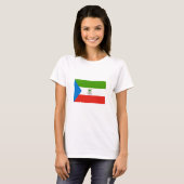 Equatoriaal-Guinea Vlag T-shirt (Voorkant volledig)