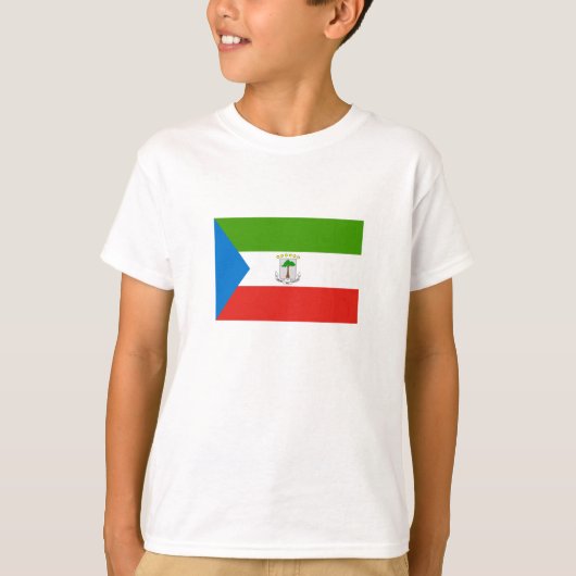 Equatoriaal-Guinea Vlag T-shirt (Voorkant)