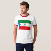 Equatoriaal-Guinea Vlag T-shirt (Voorkant volledig)