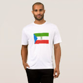 Equatoriaal-Guinea Vlag T-shirt (Voorkant volledig)