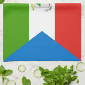 Equatoriaal-Guinea Vlag Theedoek (Gevouwen)