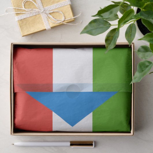 Equatoriaal-Guinea Vlag Tissuepapier (Geschenk)