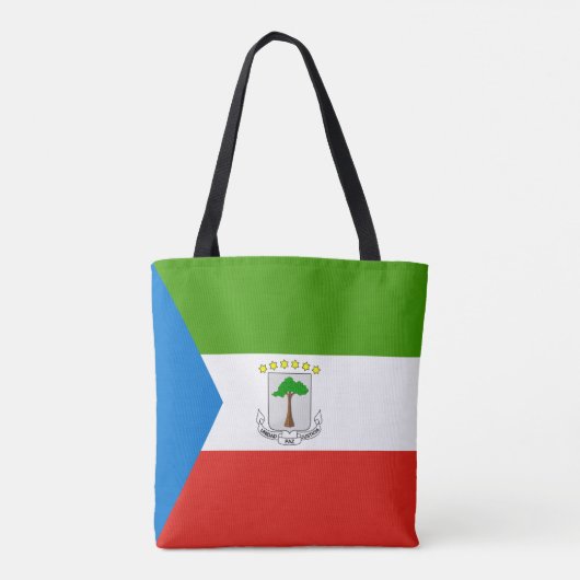 Equatoriaal-Guinea Vlag Tote Bag (Achterkant)