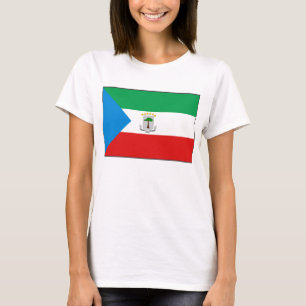 Equatoriaal-Guinea Vlag x Map T-Shirt