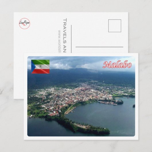 Equatoriaal Guinee - Malabo - Briefkaart (Voorkant / Achterkant)