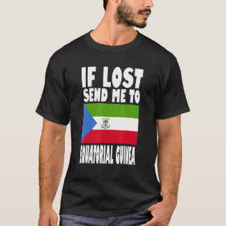 Equatoriaal Guinee-vlagontwerp Als het verloren ga T-shirt