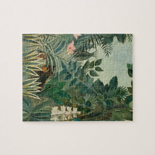 Equatoriaal Oerwoud, 1909 (olie op canvas) Legpuzzel (Horizontaal)