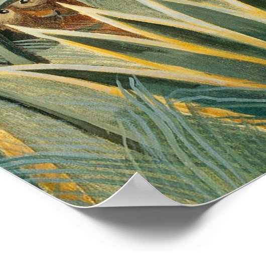 Equatoriaal Oerwoud, 1909 (olie op canvas) Poster (Hoek)