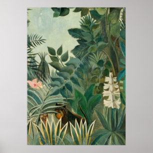 Equatoriaal Oerwoud, 1909 (olie op canvas) Poster