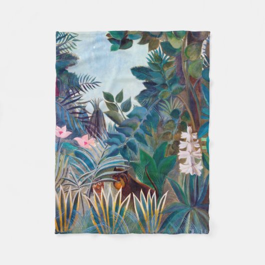 Equatoriaal Oerwoud, Rousseau Fleece Deken (Voorkant)