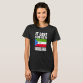 Equatorial Guinea Flag Design If lost send me to T-shirt (Voorkant volledig)