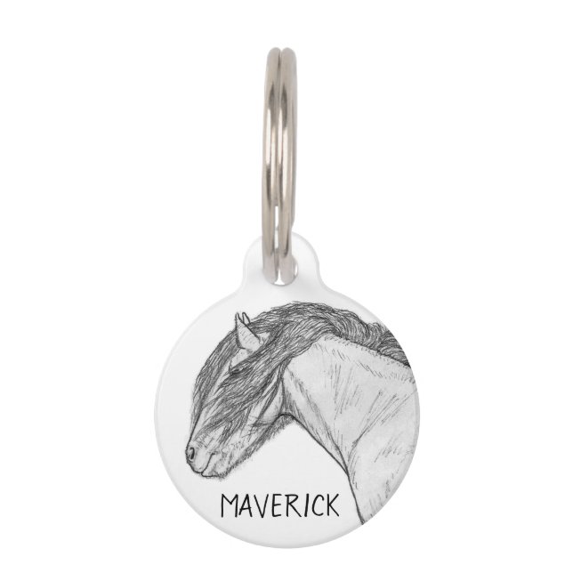 Equestrian Bridle Huisdierpenning (Voorkant)