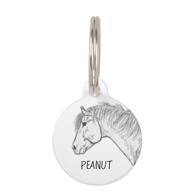 Equestrian Bridle Huisdierpenning (Voorkant)