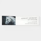 Equestrian Business Equine Pet Fotografie Spandoek (Horizontaal)