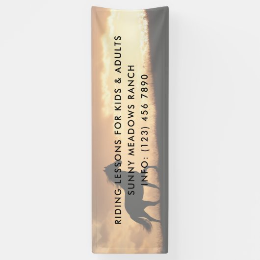 Equestrian Business Horse Riding Lesson Instructor Spandoek (Verticaal)