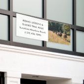 Equestrian Business Promotionele Ranch Schuur Paar Spandoek (Buitenkant Gebouw)