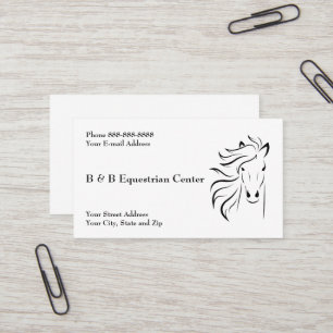 Equestrian Centre Visitekaartje