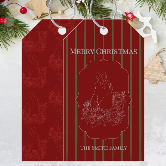 Equestrian Christmas Card Cadeaulabel