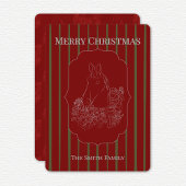 Equestrian Christmas Card Feestdagenkaart