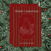 Equestrian Christmas Card Feestdagenkaart