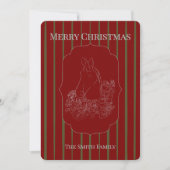 Equestrian Christmas Card Feestdagenkaart (Voorkant)
