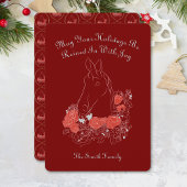 Equestrian Christmas Card Kaart