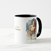 Equestrian Christmas Coffee Mug Mok (Voorkant rechts)