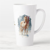 Equestrian Christmas Latte Mug Latte Mok (Rechts)