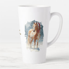 Equestrian Christmas Latte Mug Latte Mok