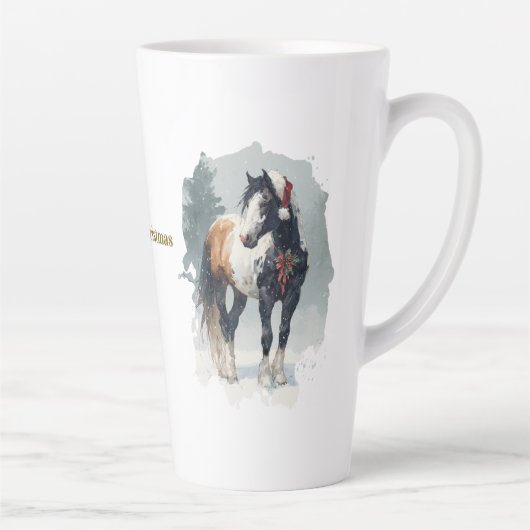 Equestrian Christmas Latte Mug Mok (Rechts)