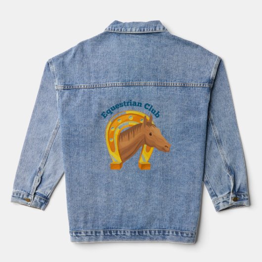 Equestrian Club Denim Jacket (Achterkant)