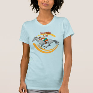 Equestrian Club Horse Racing T-shirt