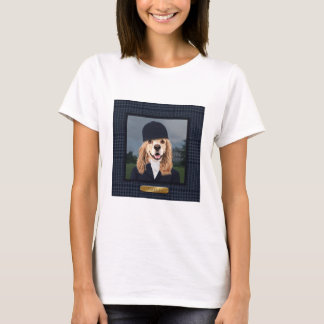 Equestrian Cocker Spaniel Dog T-shirt - Amelia