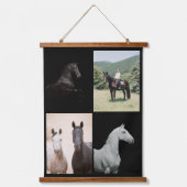 Equestrian Custom Horse Photography Equine Art Hangend Wandkleed (Voorkant)