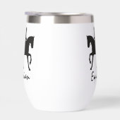 Equestrian Design Thermal Wine Tumbler (Rechts)