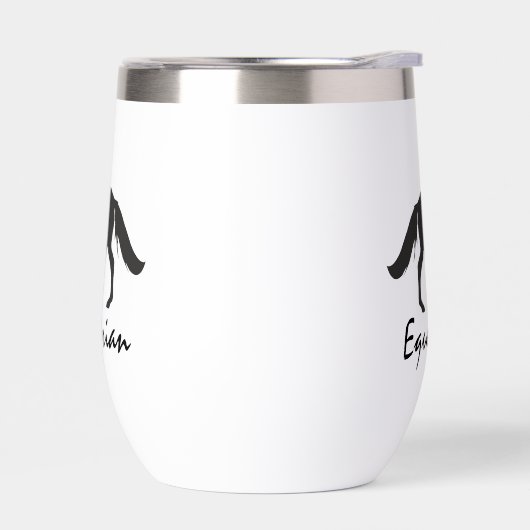 Equestrian Design Thermal Wine Tumbler (Links)