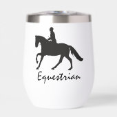 Equestrian Design Thermal Wine Tumbler (Voorkant)