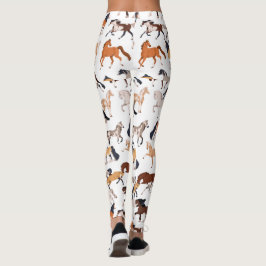 Equestrian Elegance All-Over Print Leggings