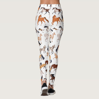 Equestrian Elegance All-Over Print Leggings