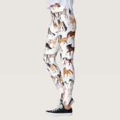 Equestrian Elegance All-Over Print Leggings (Links)