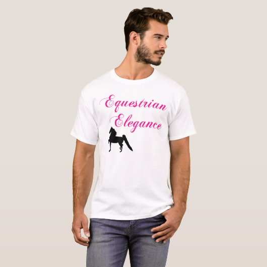 Equestrian Elegance T-shirt (Voorkant volledig)