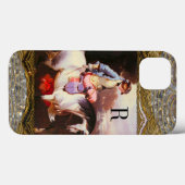 Equestrian Elsa Monogram 6/6S Tough Case-Mate iPhone Case (Achterkant (horizontaal))